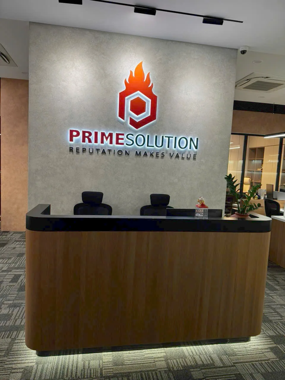 Tăng hiệu suất làm việc với nội thất văn phòng TH MAX tại Prime Solution