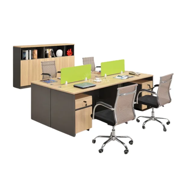 Cụm bàn làm việc 4 người TH MAX BC4 - 09