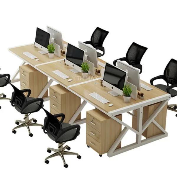 Cụm bàn làm việc 6 người TH MAX BC6 - 10
