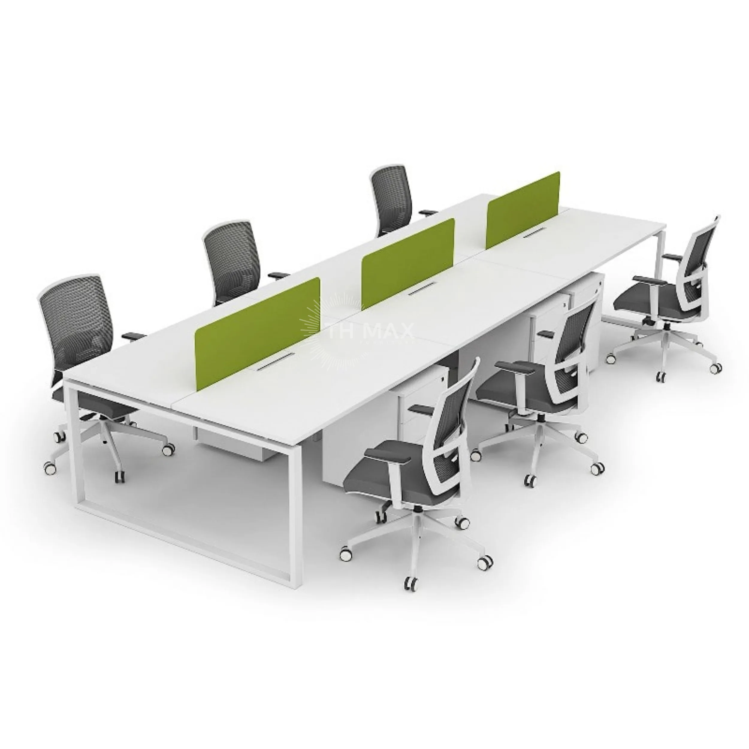 Cụm bàn làm việc 6 người TH MAX BC6 - 11 Cụm bàn làm việc 6 người TH MAX BC6 - 11