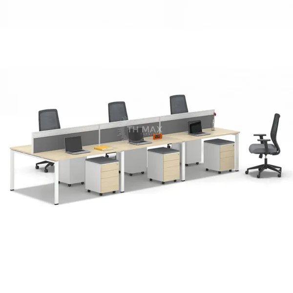 Cụm bàn làm việc 6 người TH MAX BC6 - 11 Cụm bàn làm việc 6 người TH MAX BC6 - 11