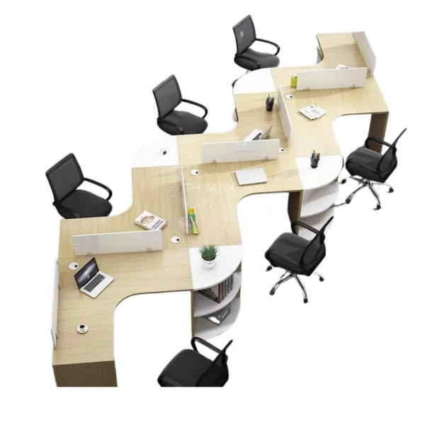 Cụm bàn làm việc 6 người TH MAX BC6 - 12