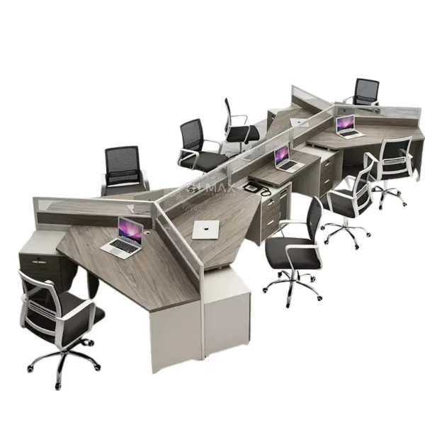 Cụm bàn làm việc 8 người TH MAX BC8 - 07