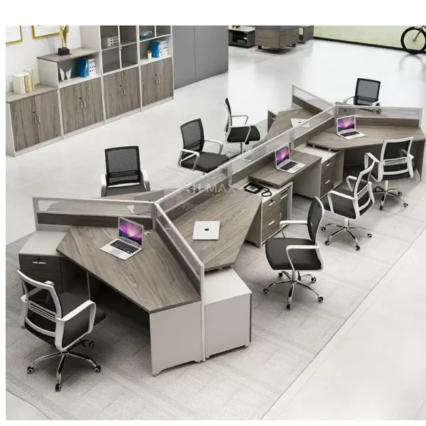 Cụm bàn làm việc 8 người TH MAX BC8 - 07