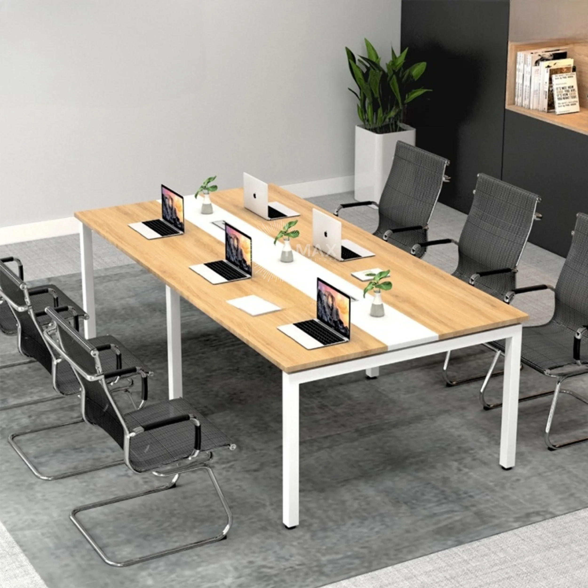 Bàn họp văn phòng chân sắt TH MAX BHCS - 02 Bàn họp văn phòng chân sắt TH MAX BHCS - 02