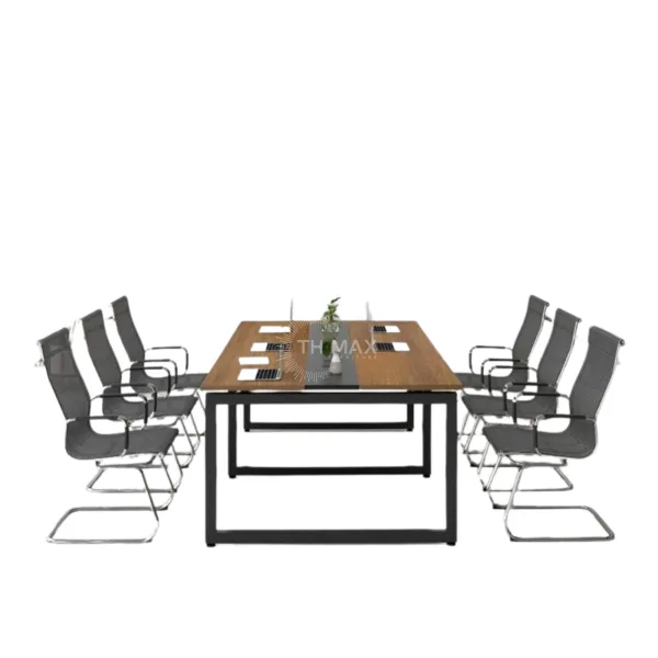 Bàn họp văn phòng chân sắt TH MAX BHCS - 05
