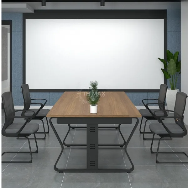 Bàn họp văn phòng chân sắt TH MAX BHCS - 06