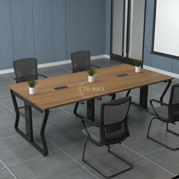 Bàn họp văn phòng chân sắt TH MAX BHCS - 06