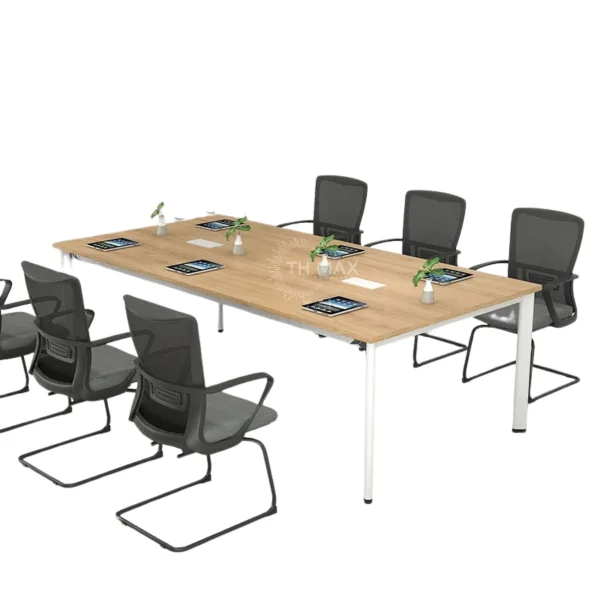Bàn họp văn phòng chân sắt TH MAX BHCS - 07