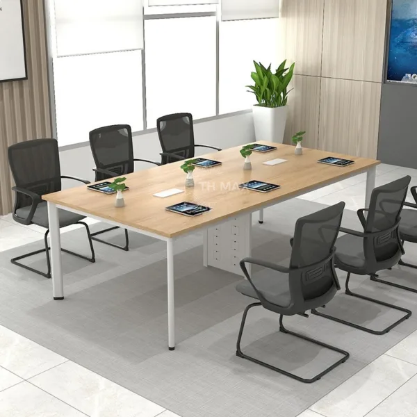 Bàn họp văn phòng chân sắt TH MAX BHCS - 07
