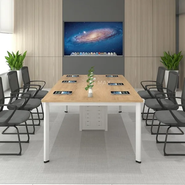 Bàn họp văn phòng chân sắt TH MAX BHCS - 07