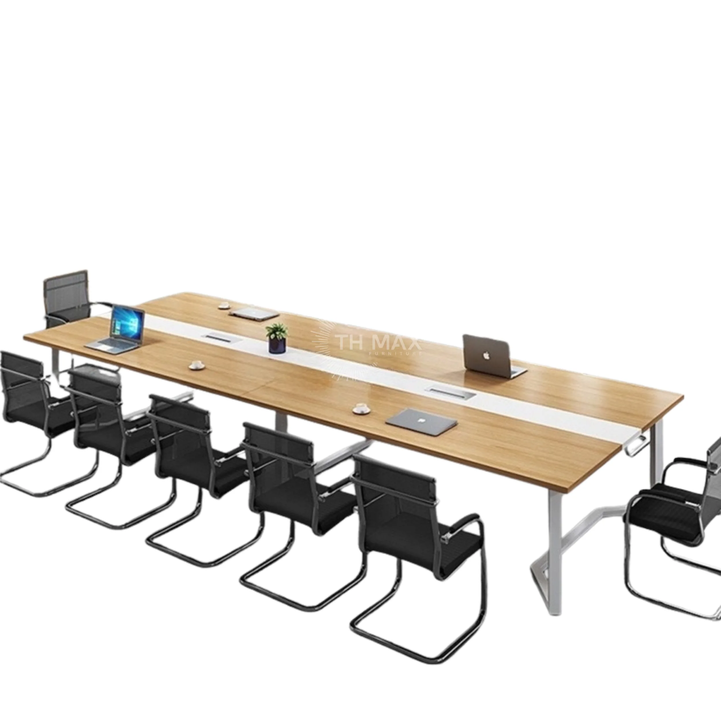 Bàn họp văn phòng chân sắt TH MAX BHCS - 10 Bàn họp văn phòng chân sắt TH MAX BHCS - 10