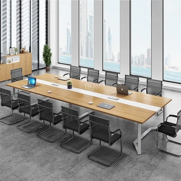 Bàn họp văn phòng chân sắt TH MAX BHCS - 10 Bàn họp văn phòng chân sắt TH MAX BHCS - 10