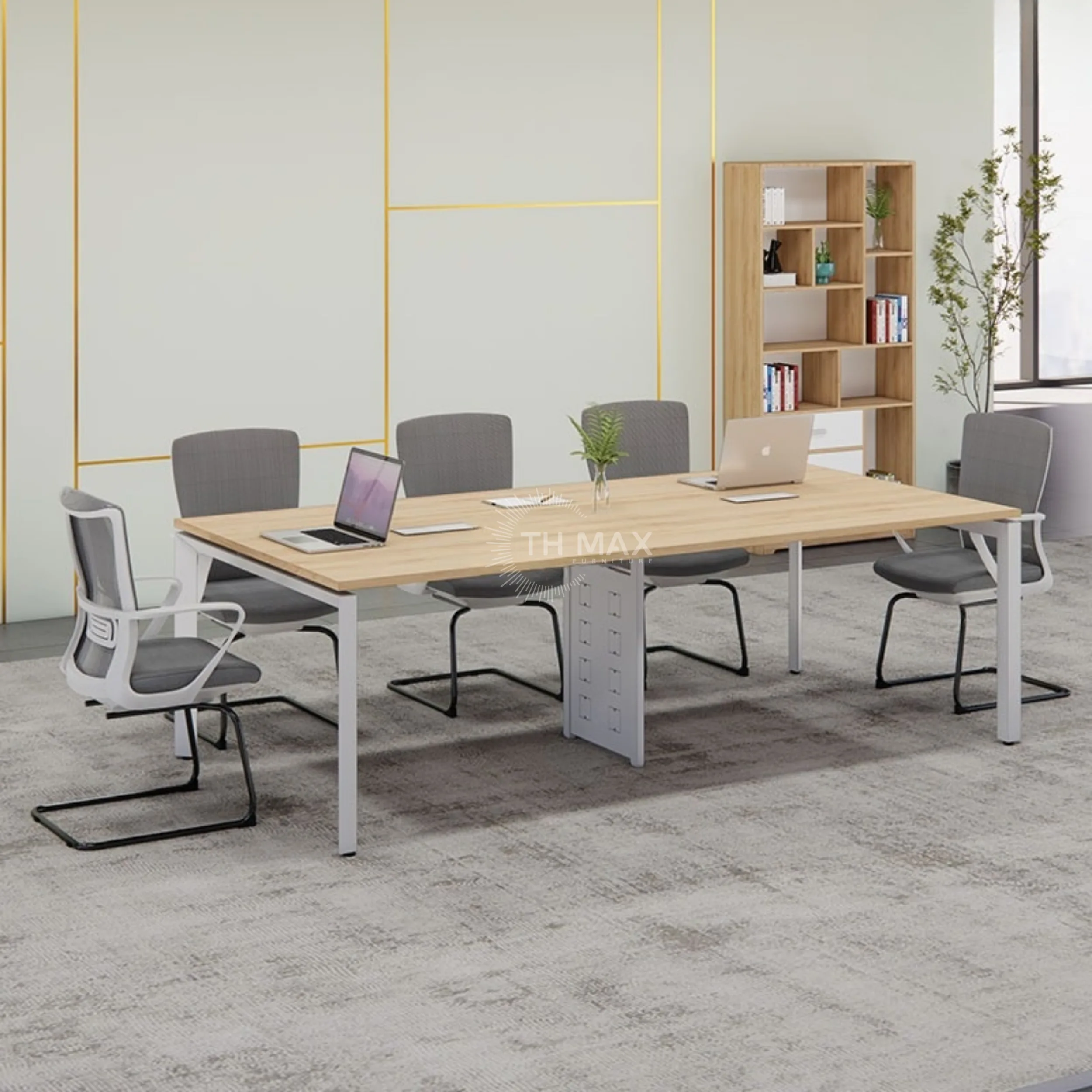 Bàn họp văn phòng chân sắt TH MAX BHCS - 14 Bàn họp văn phòng chân sắt TH MAX BHCS - 14