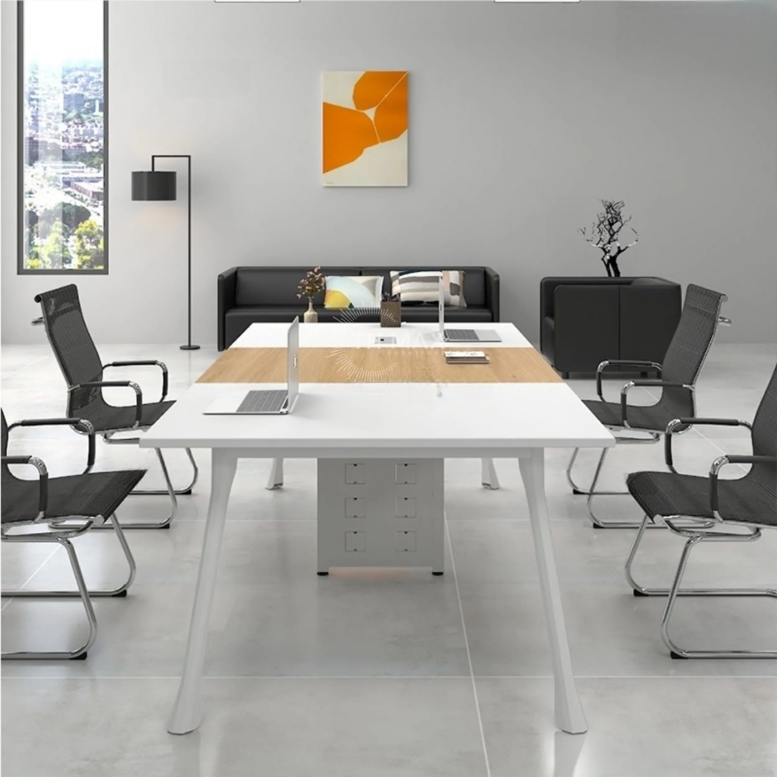 Bàn họp văn phòng chân sắt TH MAX BHCS - 30 Bàn họp văn phòng chân sắt TH MAX BHCS - 30