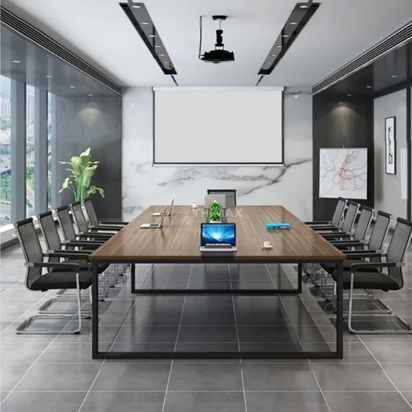Bàn họp văn phòng chân sắt TH MAX BHCS - 33