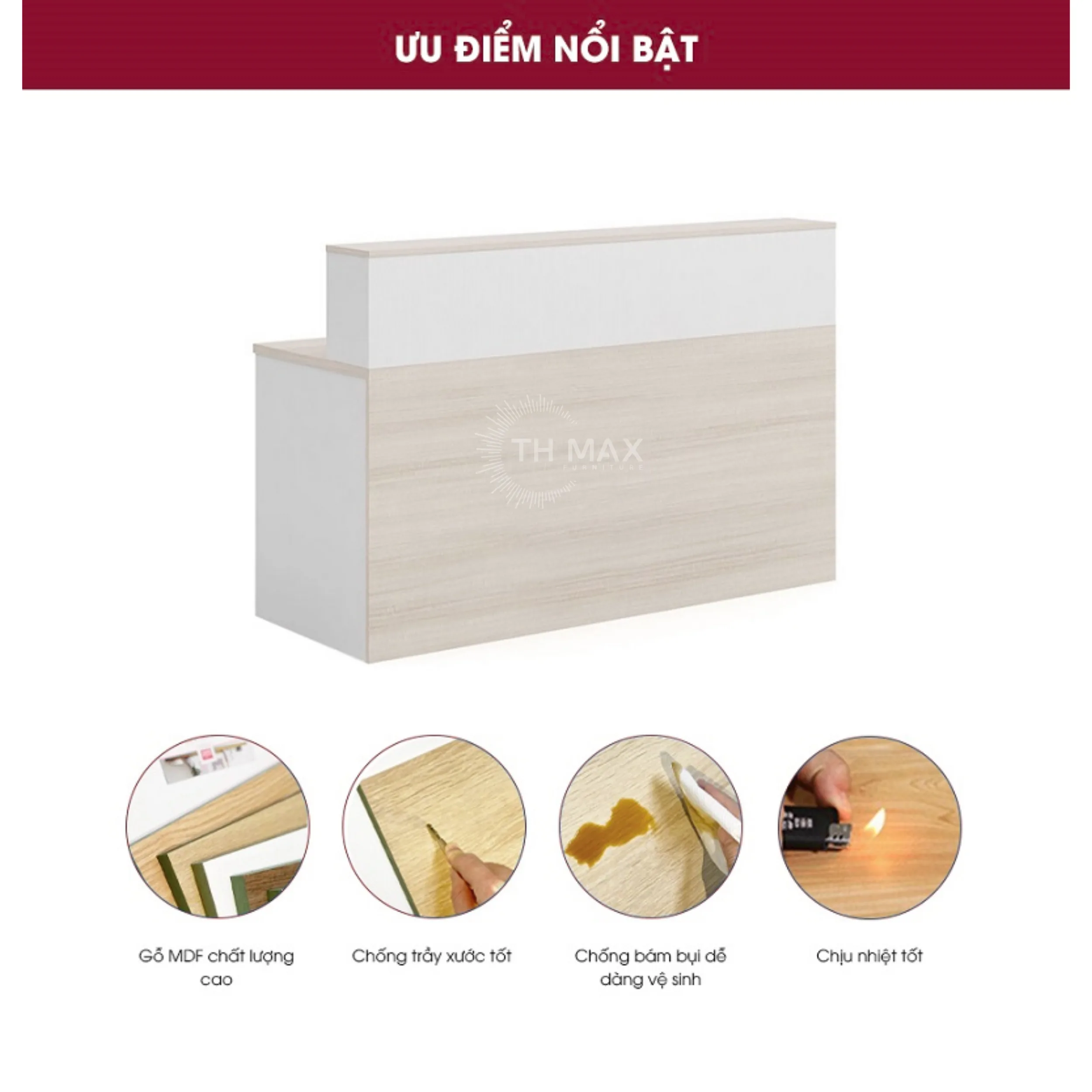 Quầy lễ tân TH MAX BLT - 02 Quầy lễ tân TH MAX BLT - 02