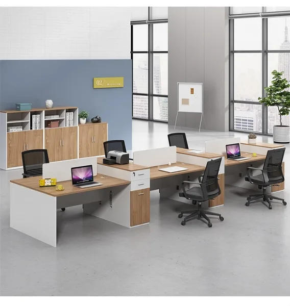 Bàn nhân viên chân gỗ TH MAX BNVCG - 21