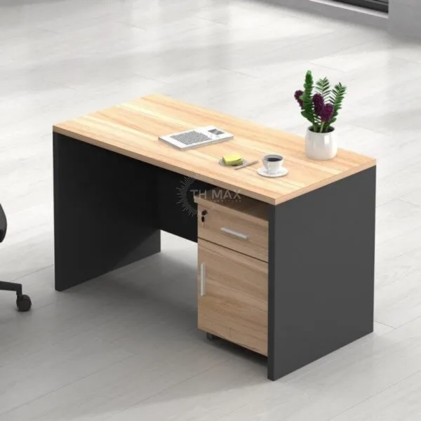 Bàn nhân viên chân gỗ TH MAX BNVCG - 24