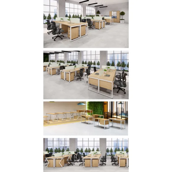 Bàn nhân viên chân sắt TH MAX BNVCS - 14