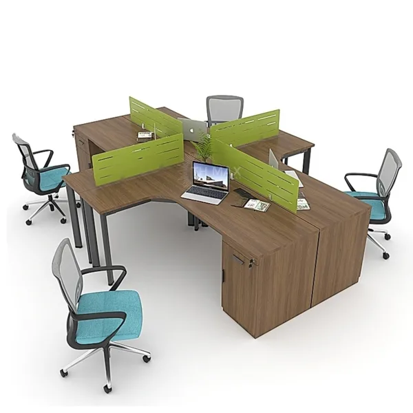 Bàn nhân viên chân sắt TH MAX BNVCS - 81