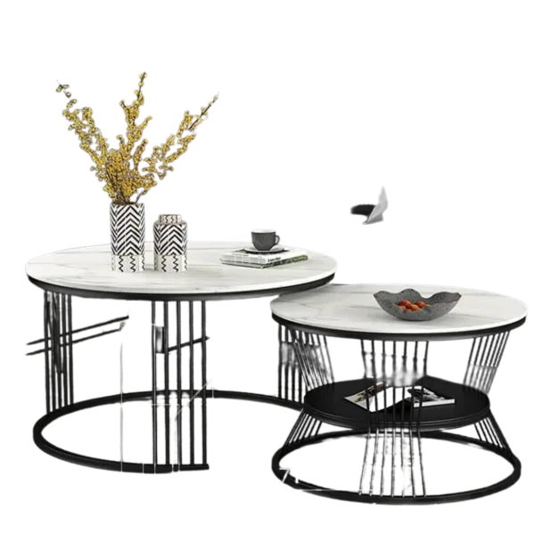 Bàn Trà Đôi Mặt Đá TH MAX BT-06