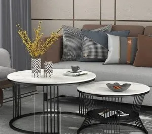 Bàn Trà Đôi Mặt Đá TH MAX BT-06