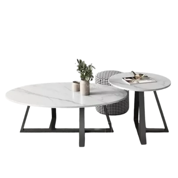 Bàn Trà Đôi Mặt Đá TH MAX BT-13