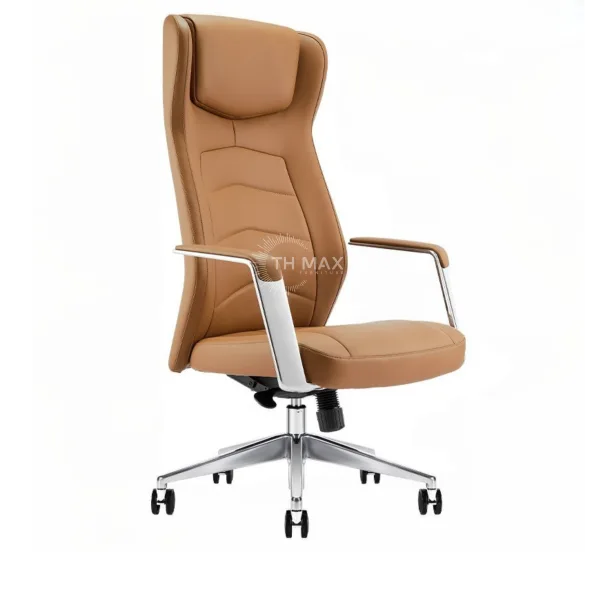 Thương hiệu: TH MAX Furniture Kích thước: W540 x D520 x H1230-1310 mm Chất liệu: Bánh xe #60 bằng nhựa PU bền dẻo, Mặt đệm bọc da PU, Nệm mút định hình mật độ cao, Tay ghế, chân ghế hợp kim nhôm Bảo hành: 36 tháng theo tiêu chuẩn nhà máy