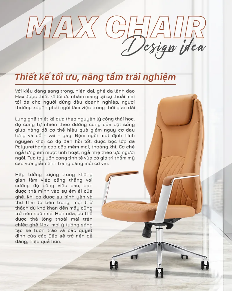 Ghế Chủ Tịch Da TH MAX GCT-14