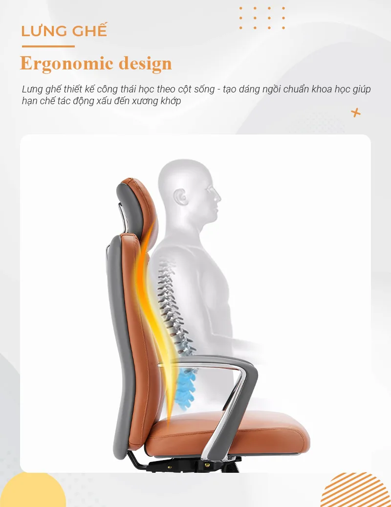 Ghế Chủ Tịch TH MAX GCT-15 Ghế Chủ Tịch TH MAX GCT-15