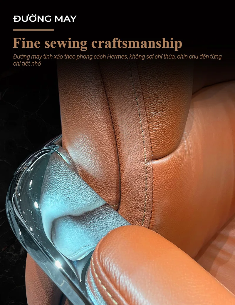 Ghế Chủ Tịch Da Bò Italy Nhập Khẩu TH MAX GCT-16