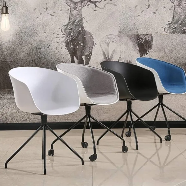 Ghế Chân Sắt Lưng Nhựa PP TH MAX GPH-07