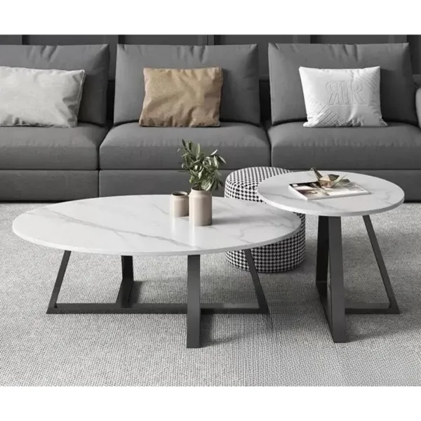 Bàn Trà Đôi Mặt Đá TH MAX BT-13