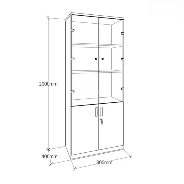 Tủ tài liệu gỗ TH MAX TTLG - 44