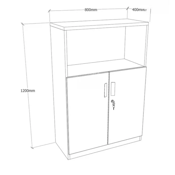 Tủ tài liệu gỗ TH MAX TTLG - 49