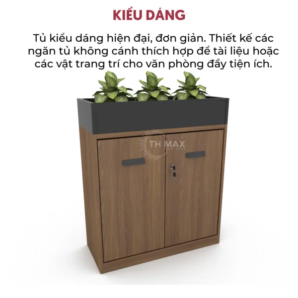 Tủ tài liệu gỗ TH MAX TTLG - 52