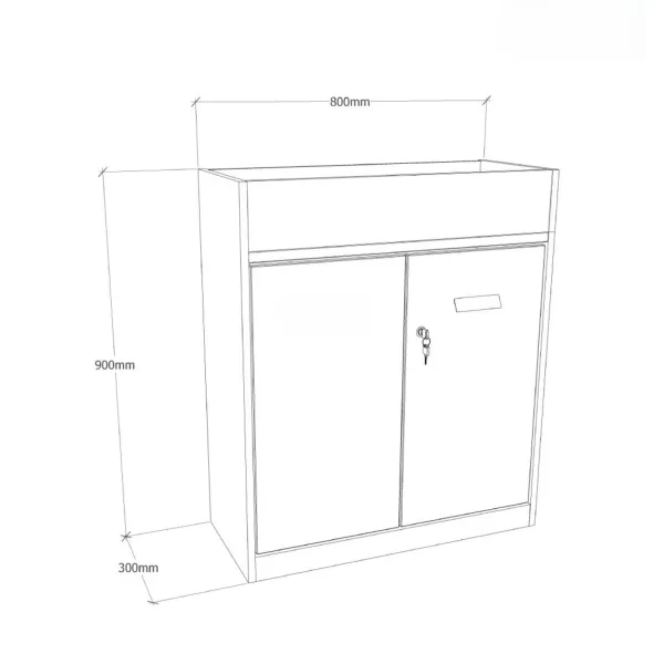 Tủ tài liệu gỗ TH MAX TTLG - 52