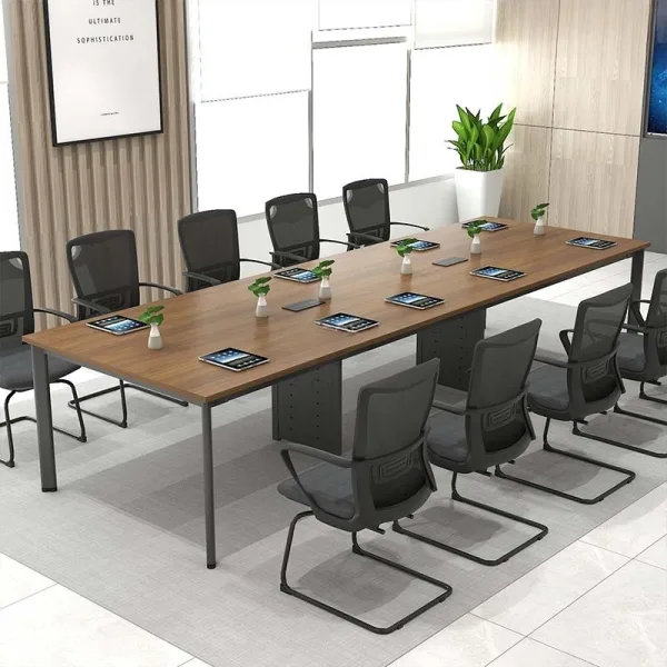 Bàn họp văn phòng chân sắt TH MAX BHCS - 76