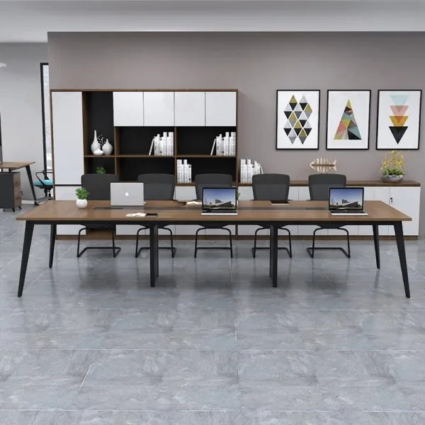 Bàn họp văn phòng chân sắt TH MAX BHCS - 77