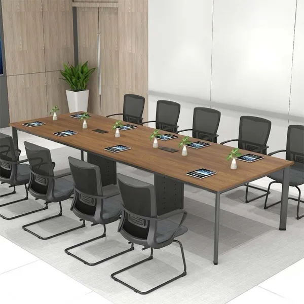 Bàn họp văn phòng chân sắt TH MAX BHCS - 76