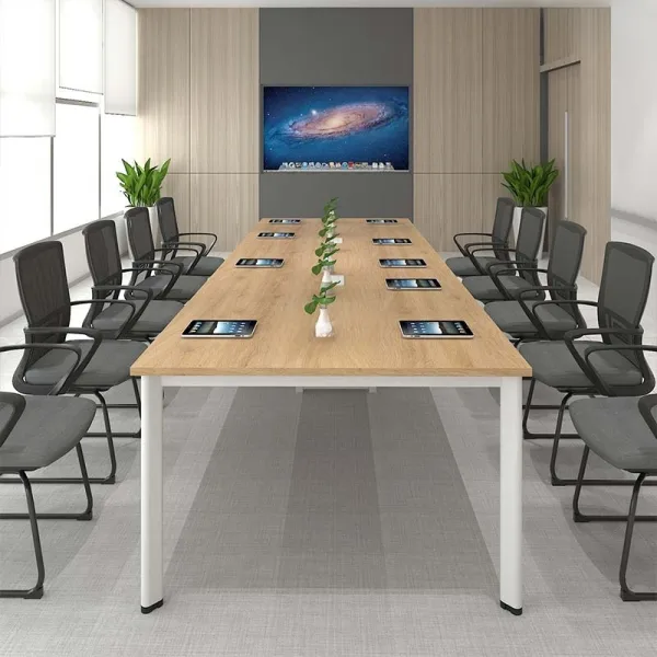 Bàn họp văn phòng chân sắt TH MAX BHCS - 76