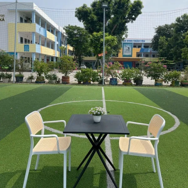 Bộ bàn ghế cafe nhựa đúc TH MAX - BGCF - 07
